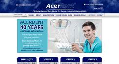 Desktop Screenshot of acerdent.com