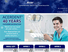 Tablet Screenshot of acerdent.com